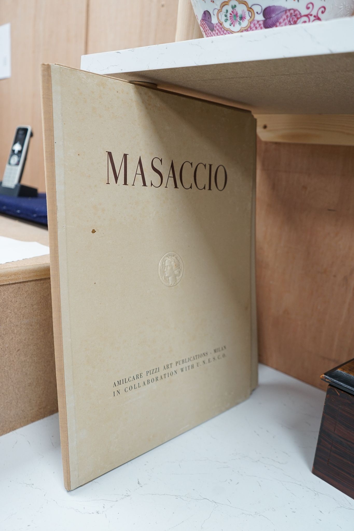 The Paintings of Raphael, Phaidon Edition and a folio of 28 Masaccio colour plates